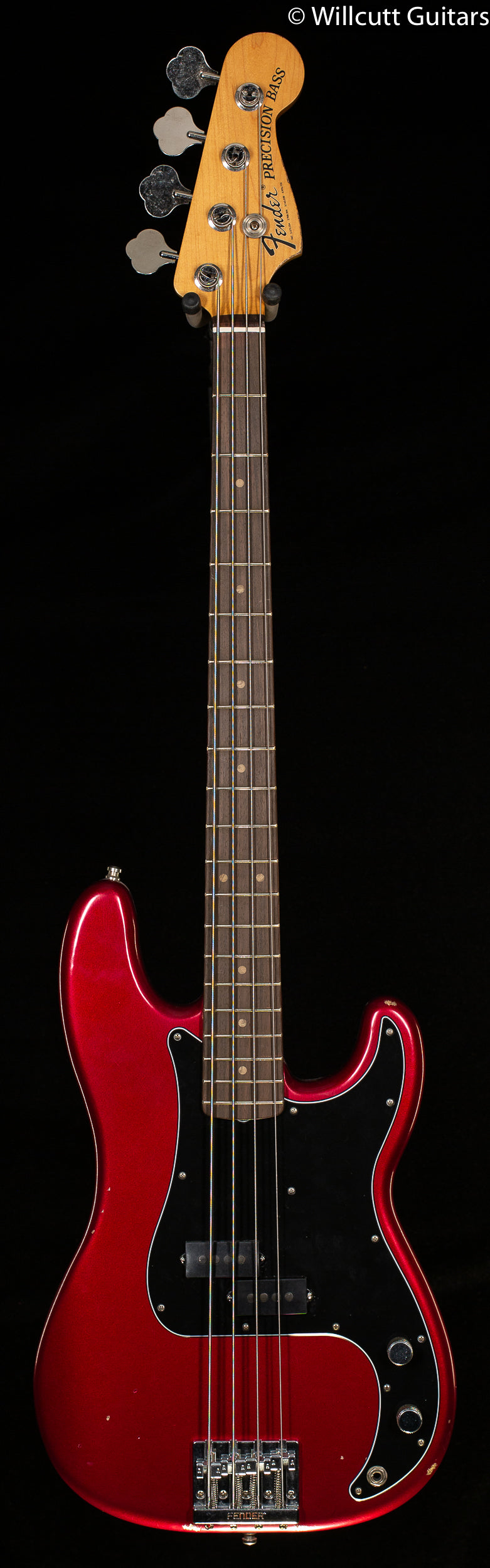 Fender Nate Mendel P Bass Candy Apple Red Bass Guitar