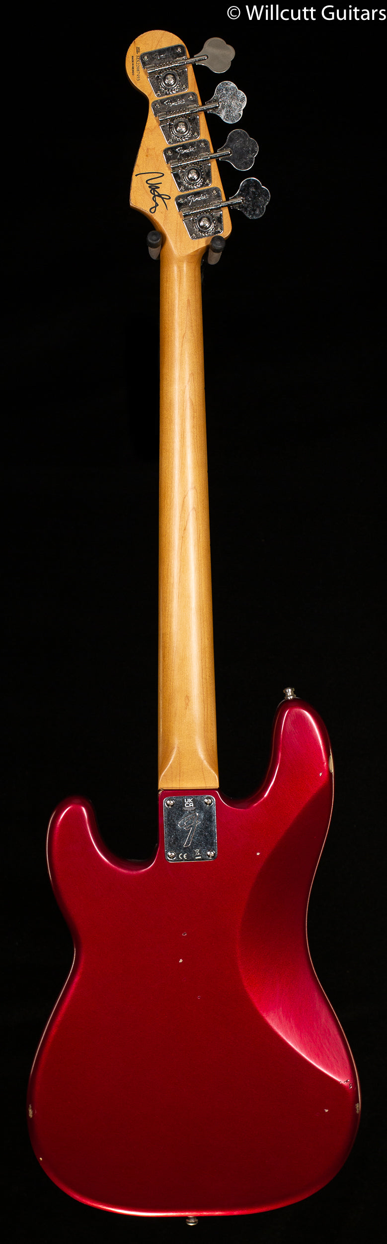 Fender Nate Mendel P Bass Candy Apple Red Bass Guitar