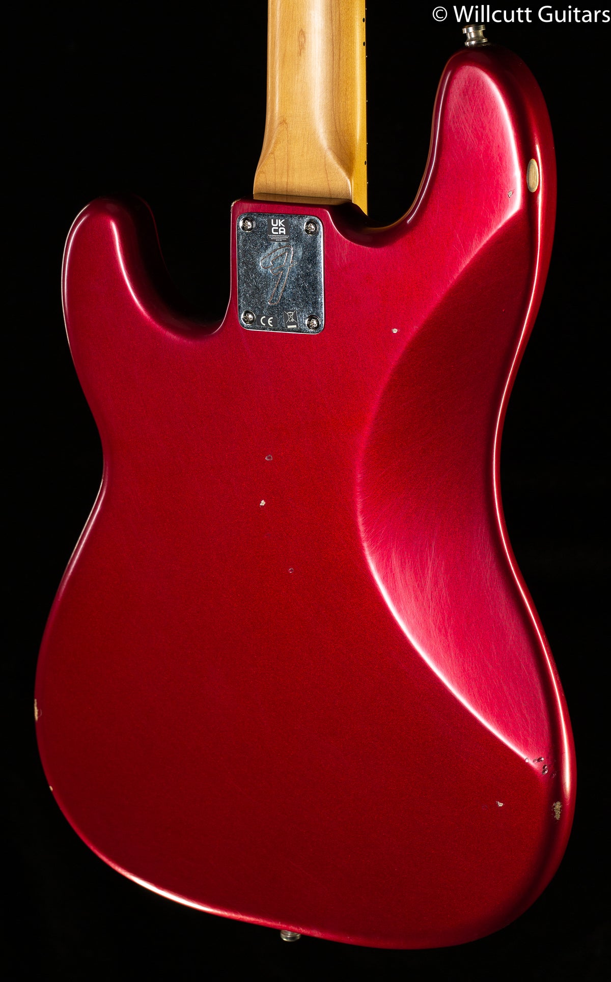 Fender Nate Mendel P Bass Candy Apple Red Bass Guitar