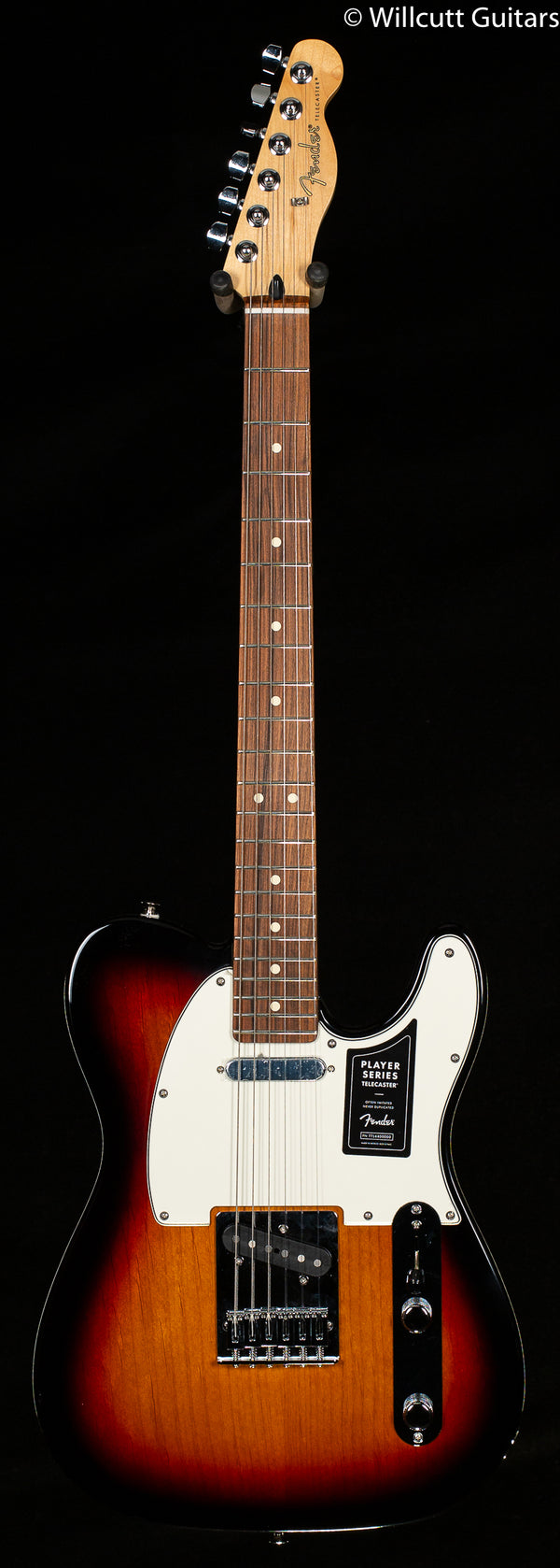 Fender Player Telecaster, Pau Ferro Fingerboard, 3-Color Sunburst
