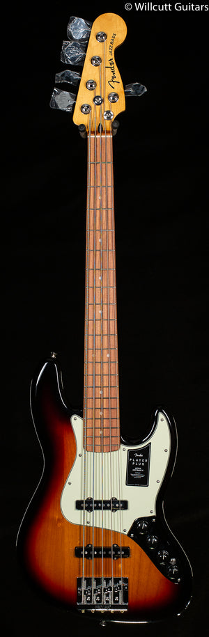 Fender Player Plus Jazz Bass V Pau Ferro Fingerboard 3-Tone Sunburst (675)