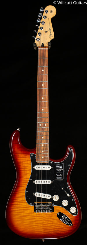 Fender Player Stratocaster Plus Top, Pau Ferro Fingerboard, Tobacco Sunburst (612)