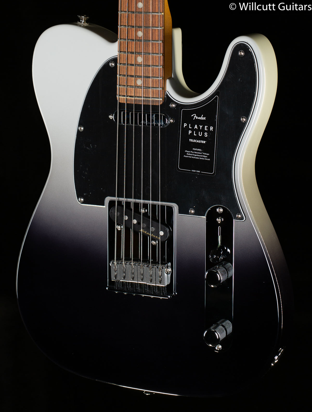 Fender Player Plus Telecaster Pau Ferro Fingerboard Silver Smoke