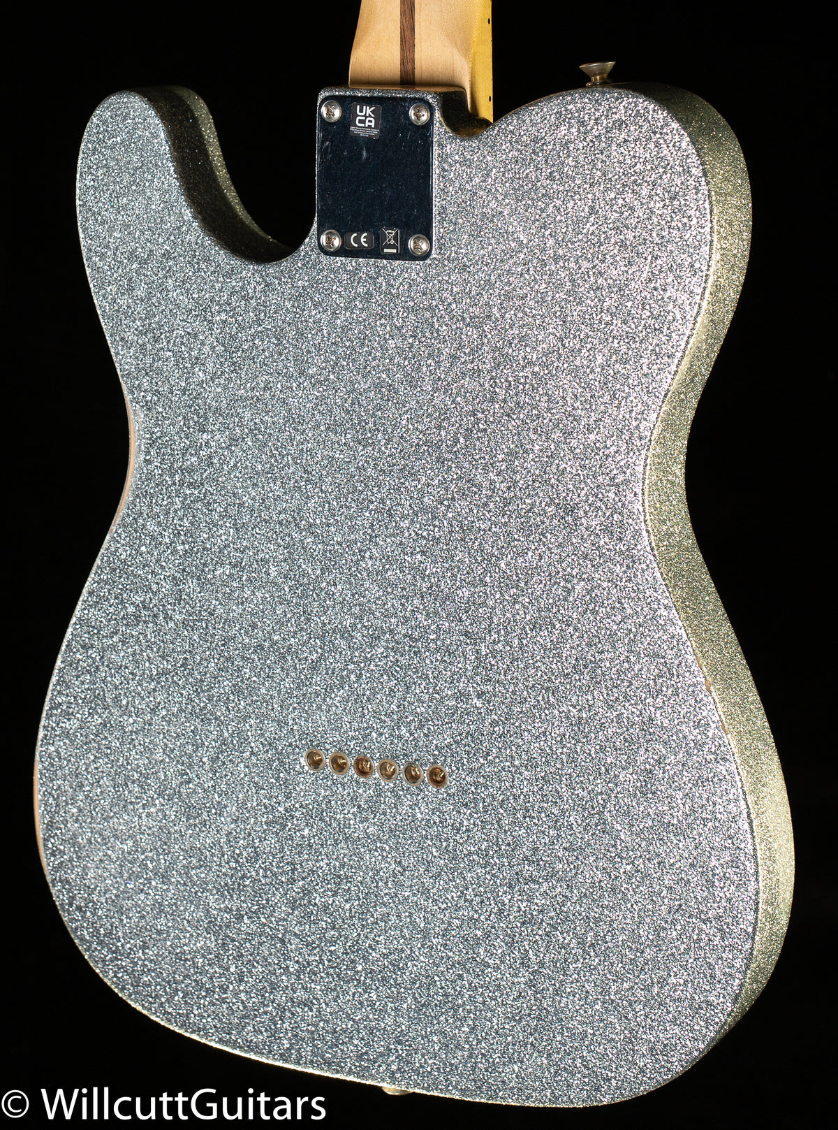 Fender Brad Paisley Road Worn Telecaster, Maple Fingerboard, Silver Sparkle (193)
