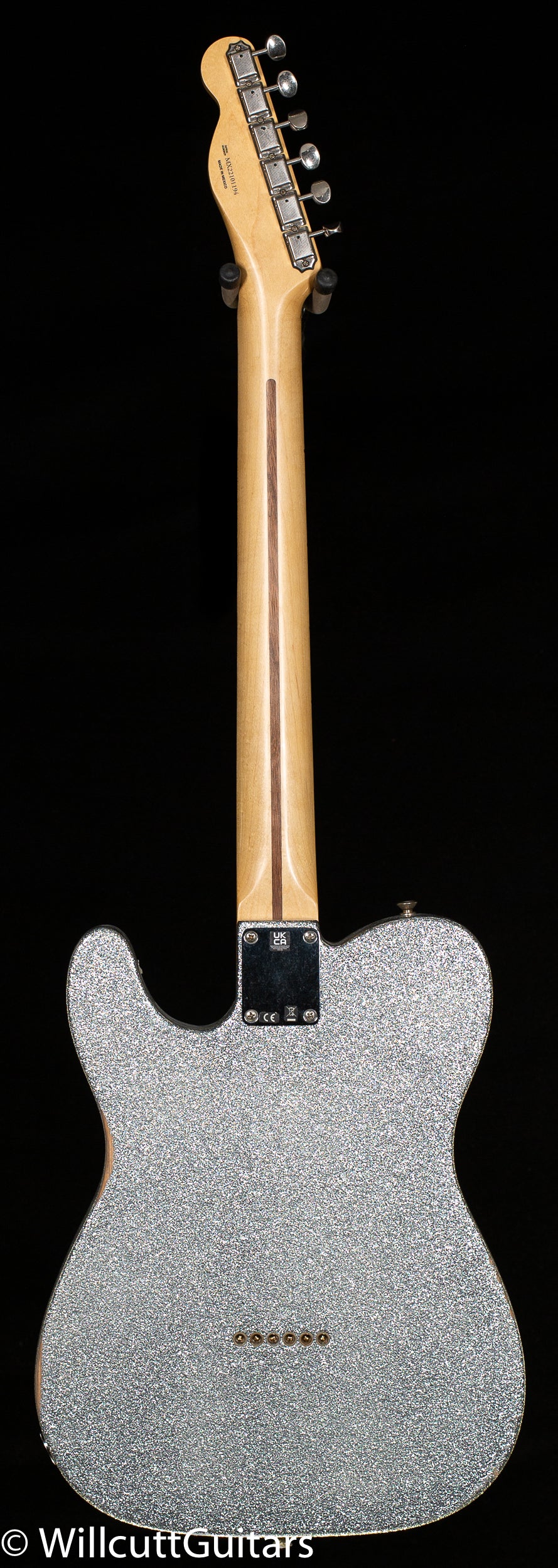 Fender Brad Paisley Road Worn Telecaster, Maple Fingerboard, Silver Sparkle (194)