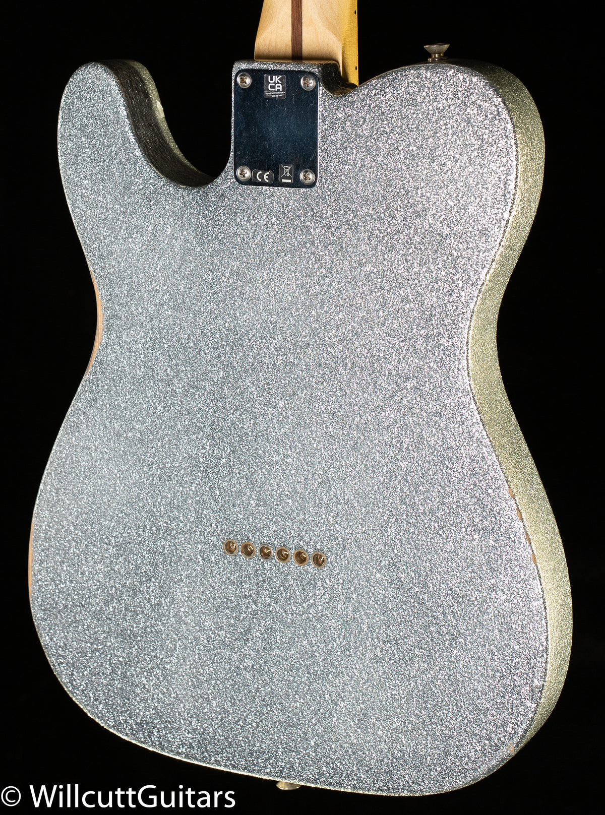 Fender Brad Paisley Road Worn Telecaster, Maple Fingerboard, Silver Sparkle (194)
