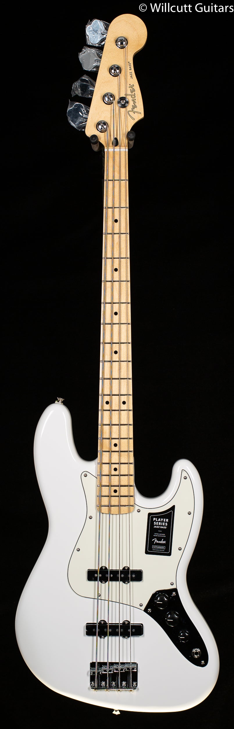 Fender Player Jazz Bass, Maple Fingerboard, Polar White (607) Bass Guitar