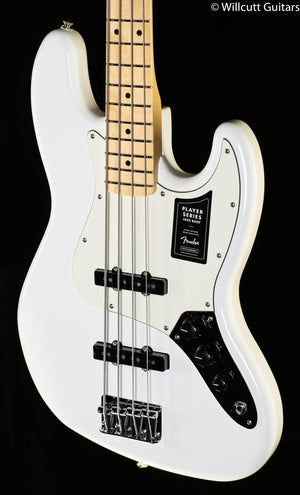 Fender Player Jazz Bass, Maple Fingerboard, Polar White (607) Bass Guitar