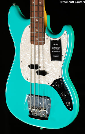 Fender Vintera '60s Mustang Bass Pau Ferro Fingerboard Sea Foam Green (300) Bass Guitar