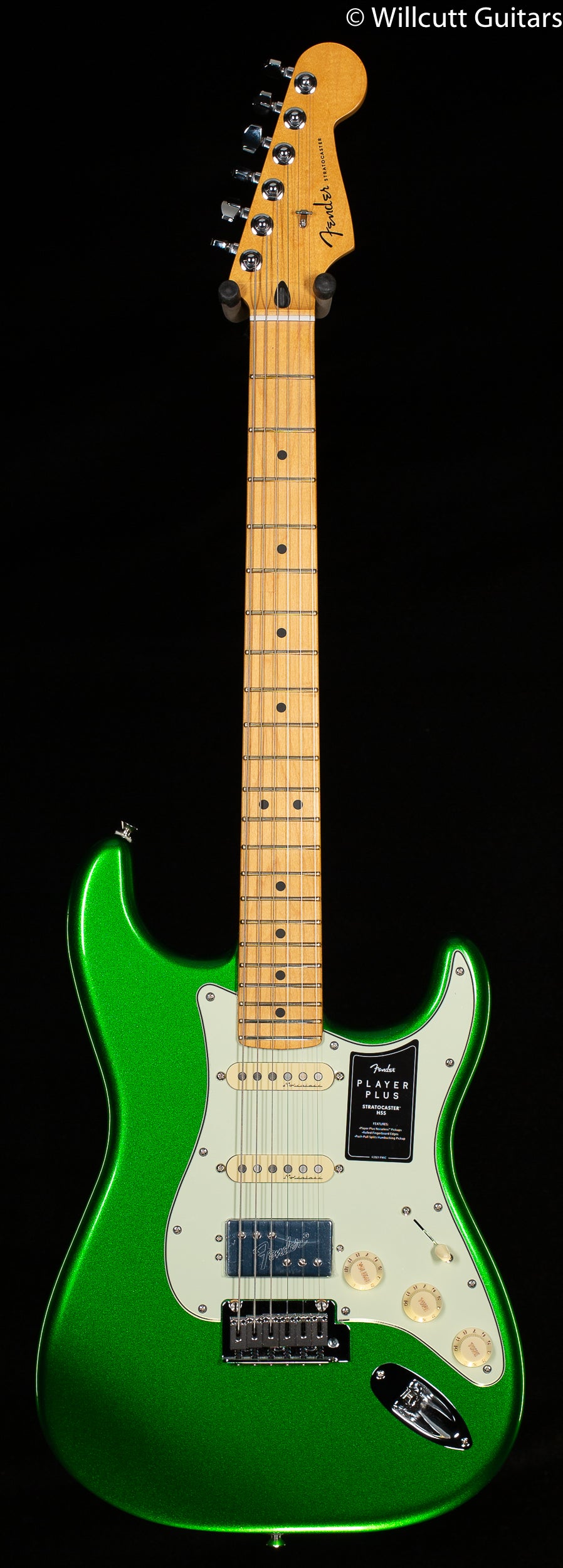 Fender Player Plus Stratocaster HSS, Maple Fingerboard, Cosmic Jade (4 -  Willcutt Guitars