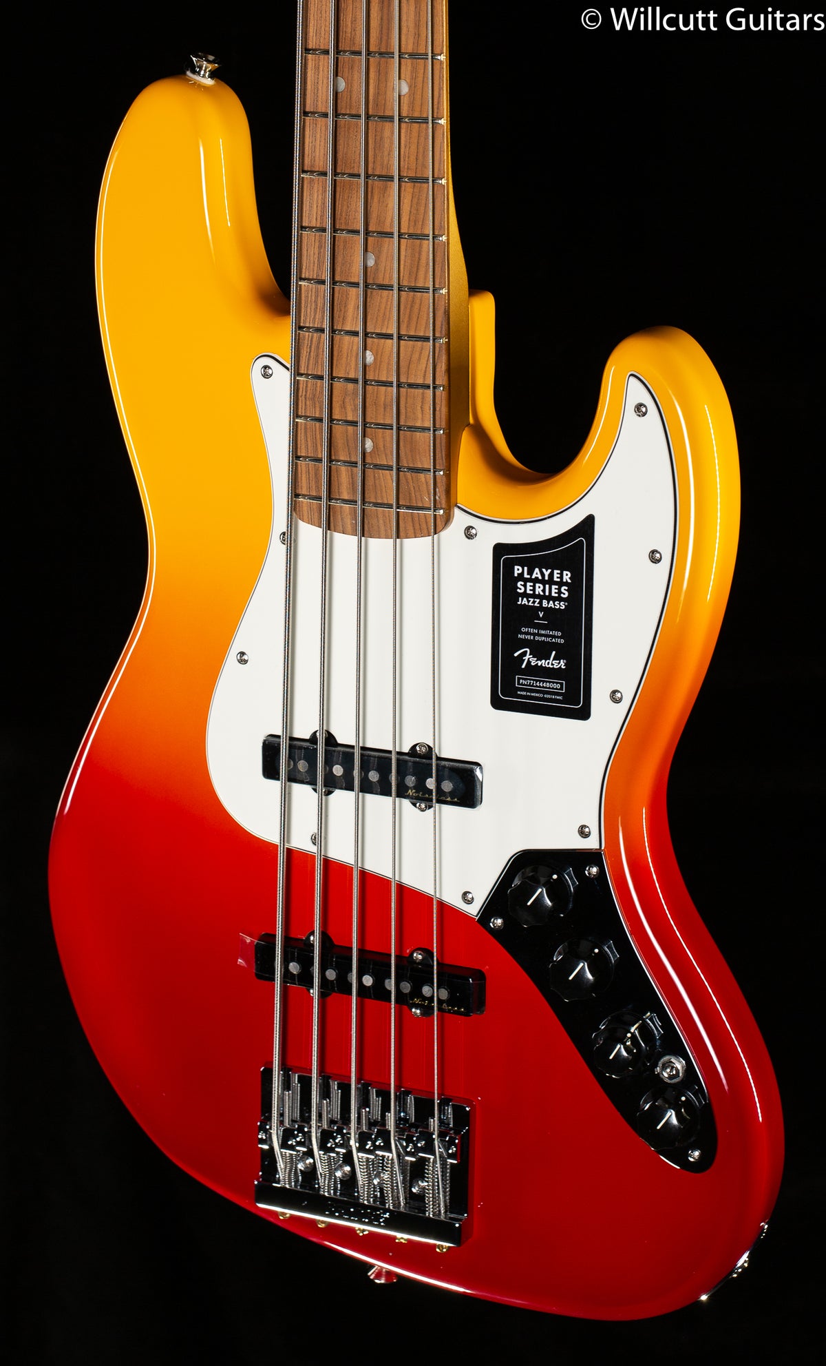 Fender Player Plus Jazz Bass V Pau Ferro Fingerboard Tequila Sunrise (633) Bass Guitar