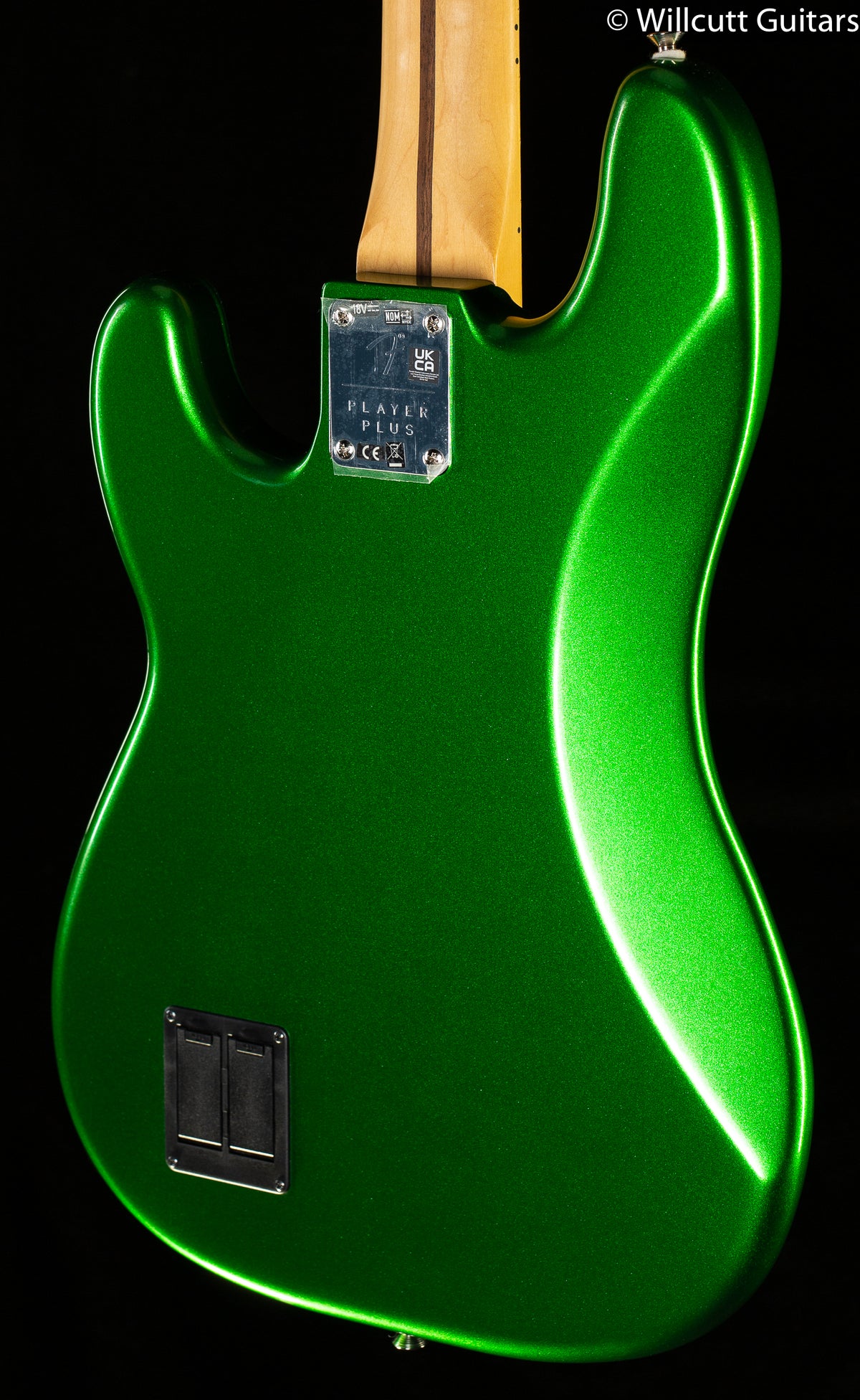 Fender Player Plus Precision Bass Maple Fingerboard Cosmic Jade (863) Bass Guitar