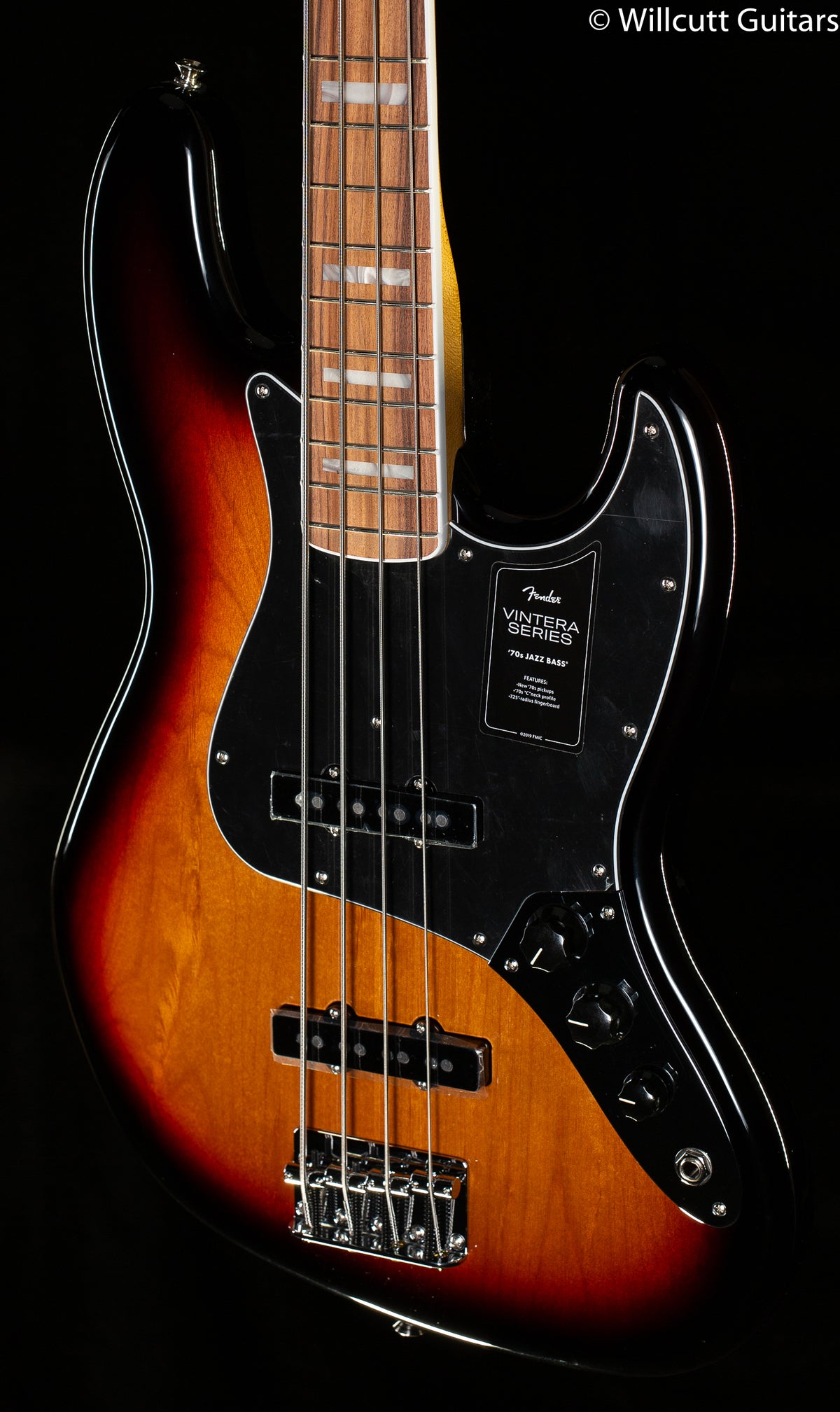 Fender Vintera '70s Jazz Bass  Pau Ferro Fingerboard 3-Color Sunburst (482)