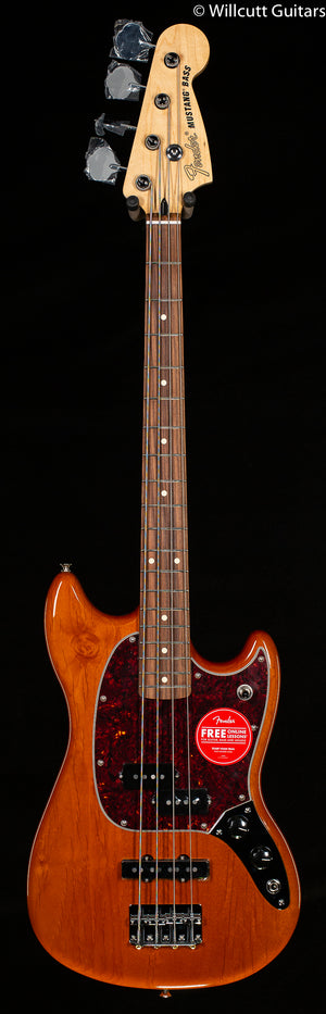 Fender Player Mustang Bass PJ Pau Ferro Aged Natural (671) Bass Guitar