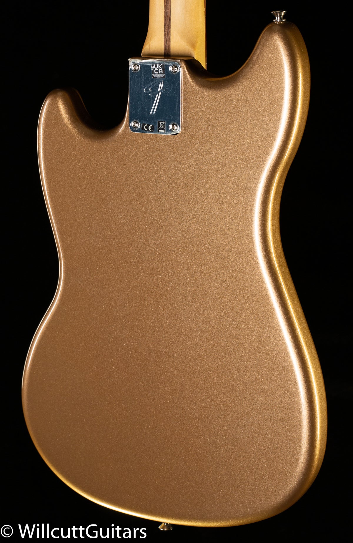 Fender Player Mustang Bass PJ Pau Ferro Fingerboard Firemist Gold (375) Bass Guitar