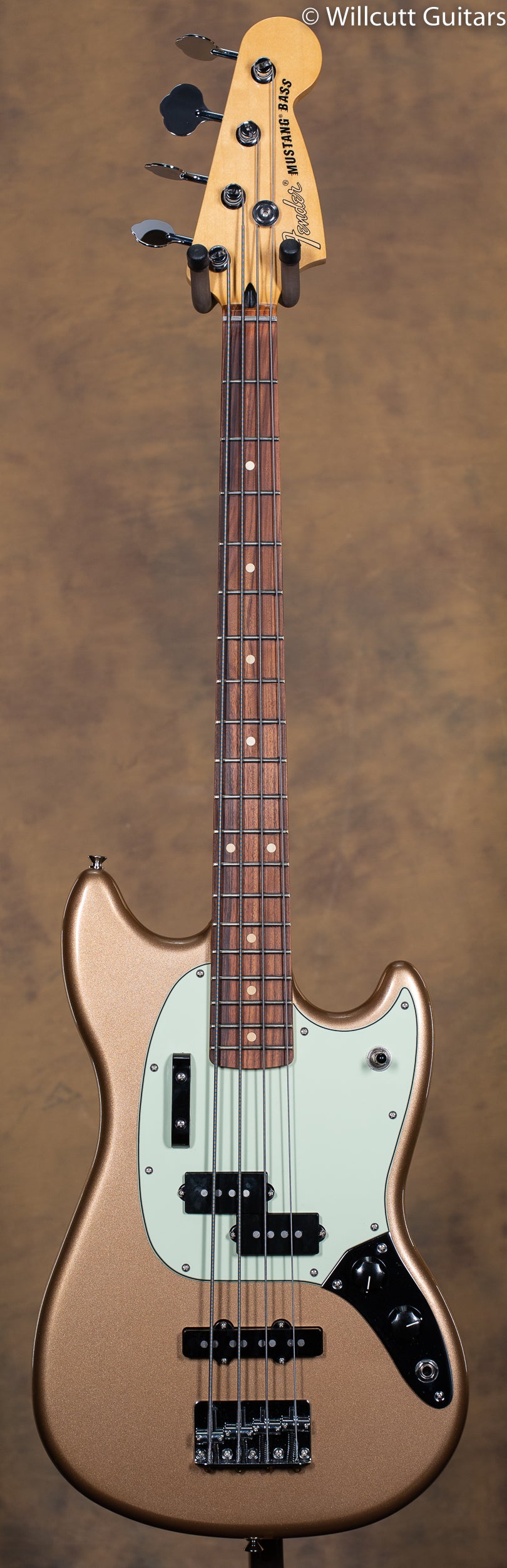 Fender Player Mustang Bass PJ Firemist Gold