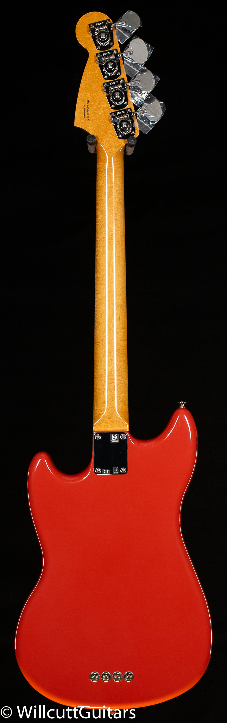 Fender Vintera '60s Mustang Bass Pau Ferro Fingerboard Fiesta Red (357) Bass Guitar