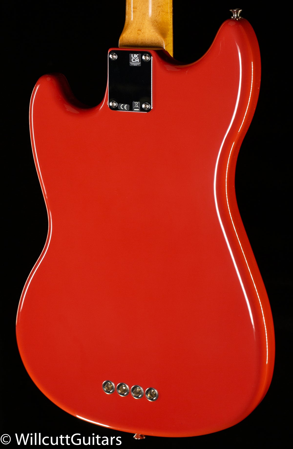 Fender Vintera '60s Mustang Bass Pau Ferro Fingerboard Fiesta Red (357) Bass Guitar