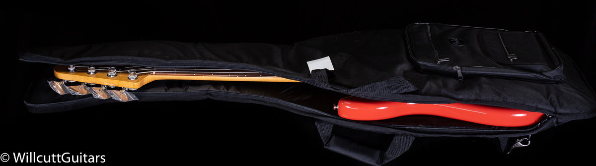 Fender Vintera '60s Mustang Bass Pau Ferro Fingerboard Fiesta Red (357) Bass Guitar