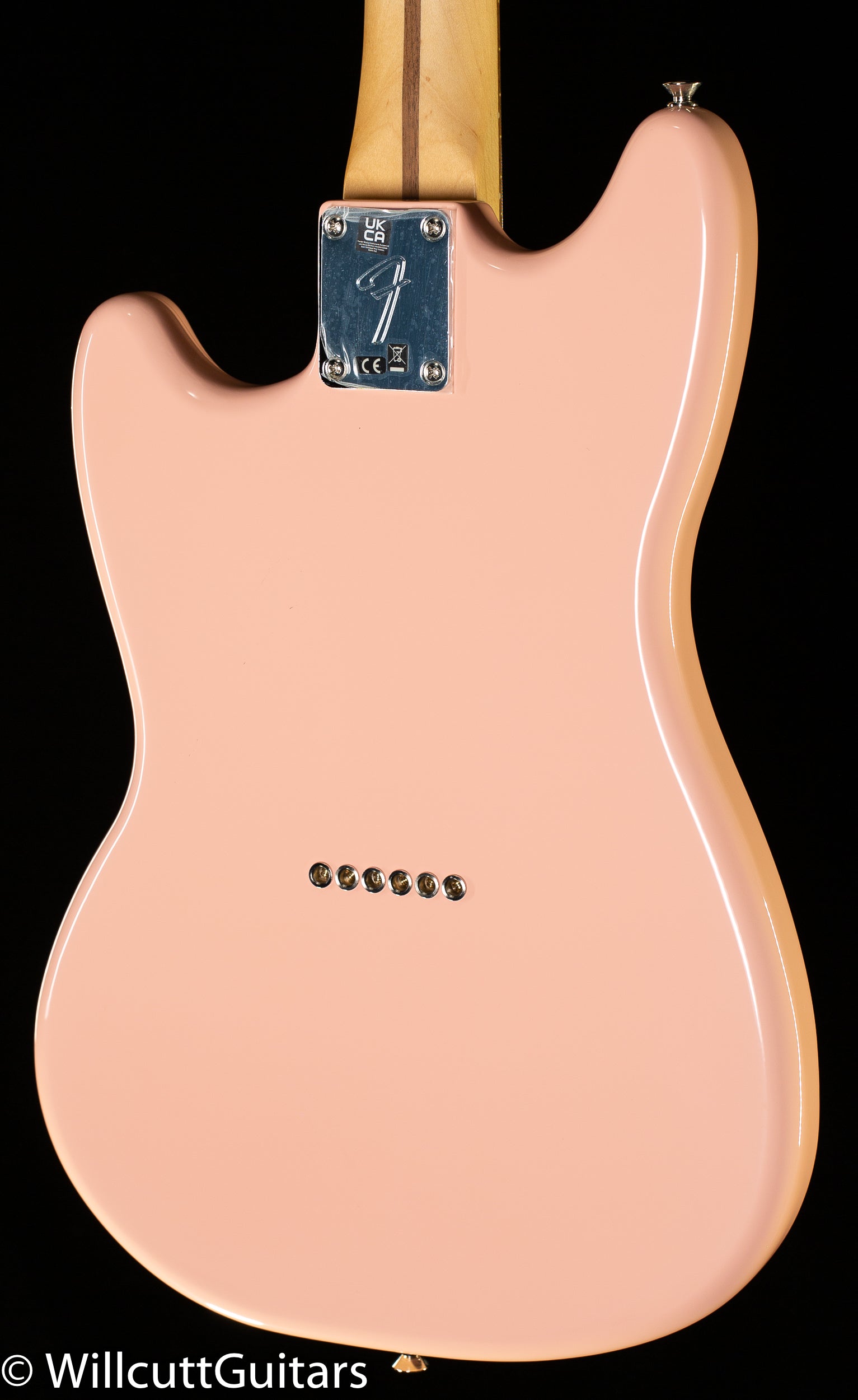 Pink Fender Mustang - (165) Willcutt Guitars Player Shell