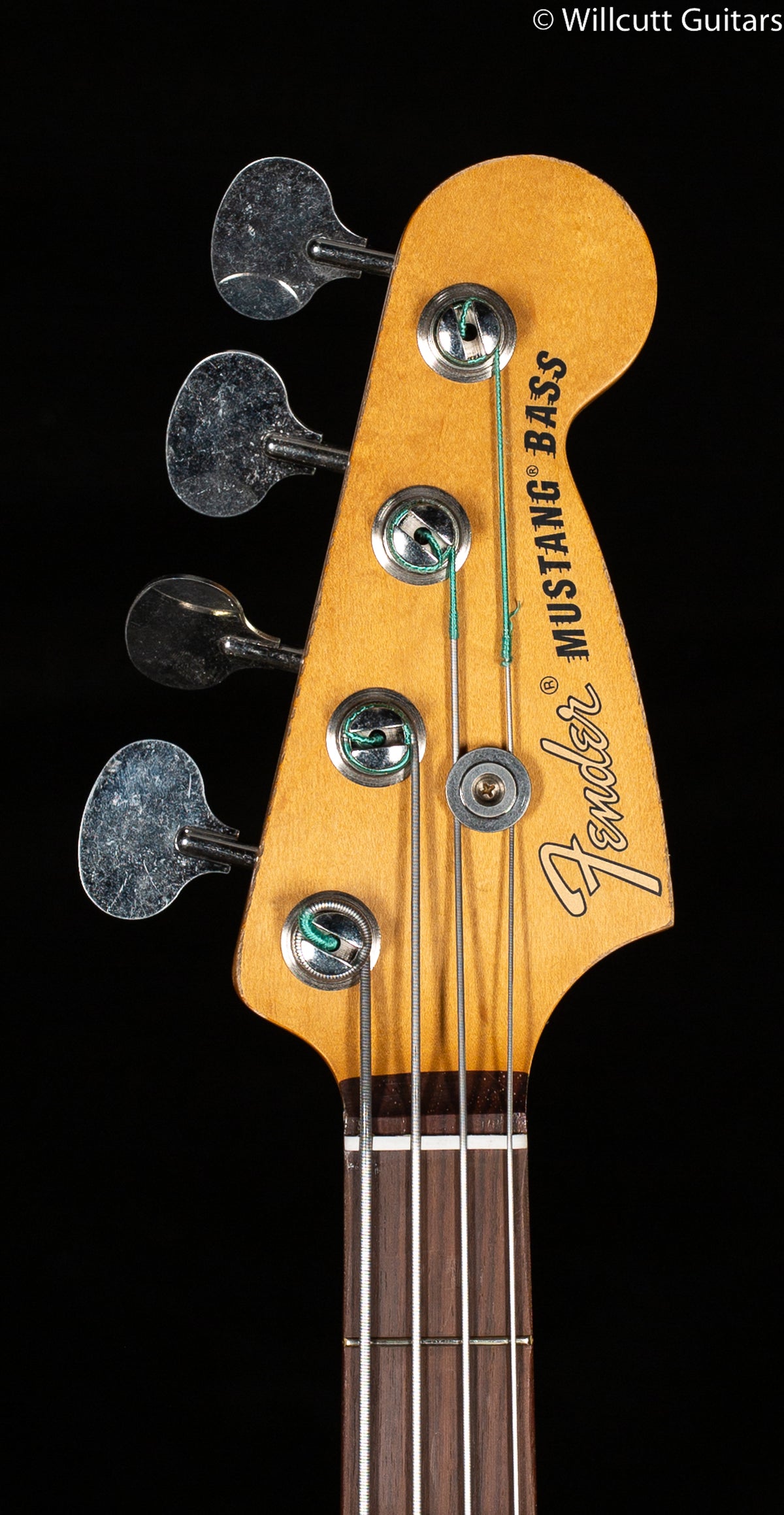 Fender JMJ Road Worn Mustang Bass Rosewood Fingerboard Faded Daphne Blue (779)