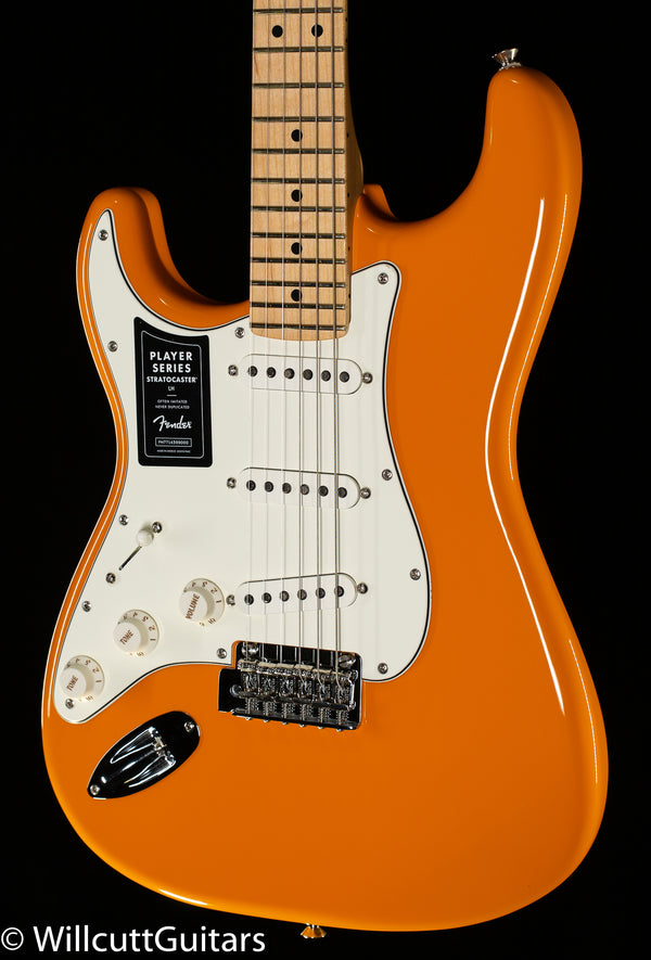 Fender ストラトキャスター　Capri Orange Fender Player Stratocaster (MEX, MN) - capri orange Str