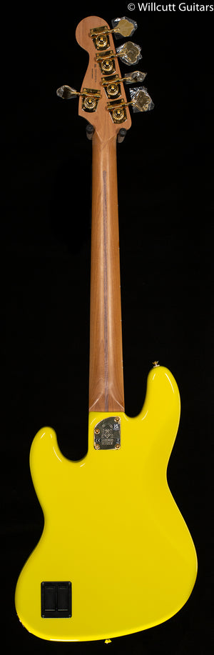 Fender MonoNeon Jazz Bass V Maple Fingerboard Neon Yellow (818)