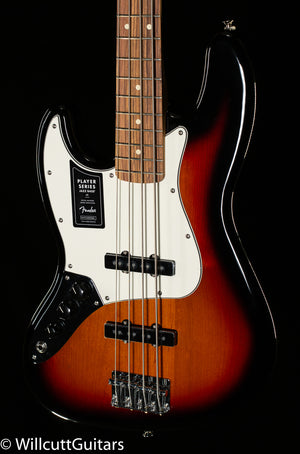 Fender Player Jazz Bass 3-Color Sunburst Pau Ferro Lefty (487)