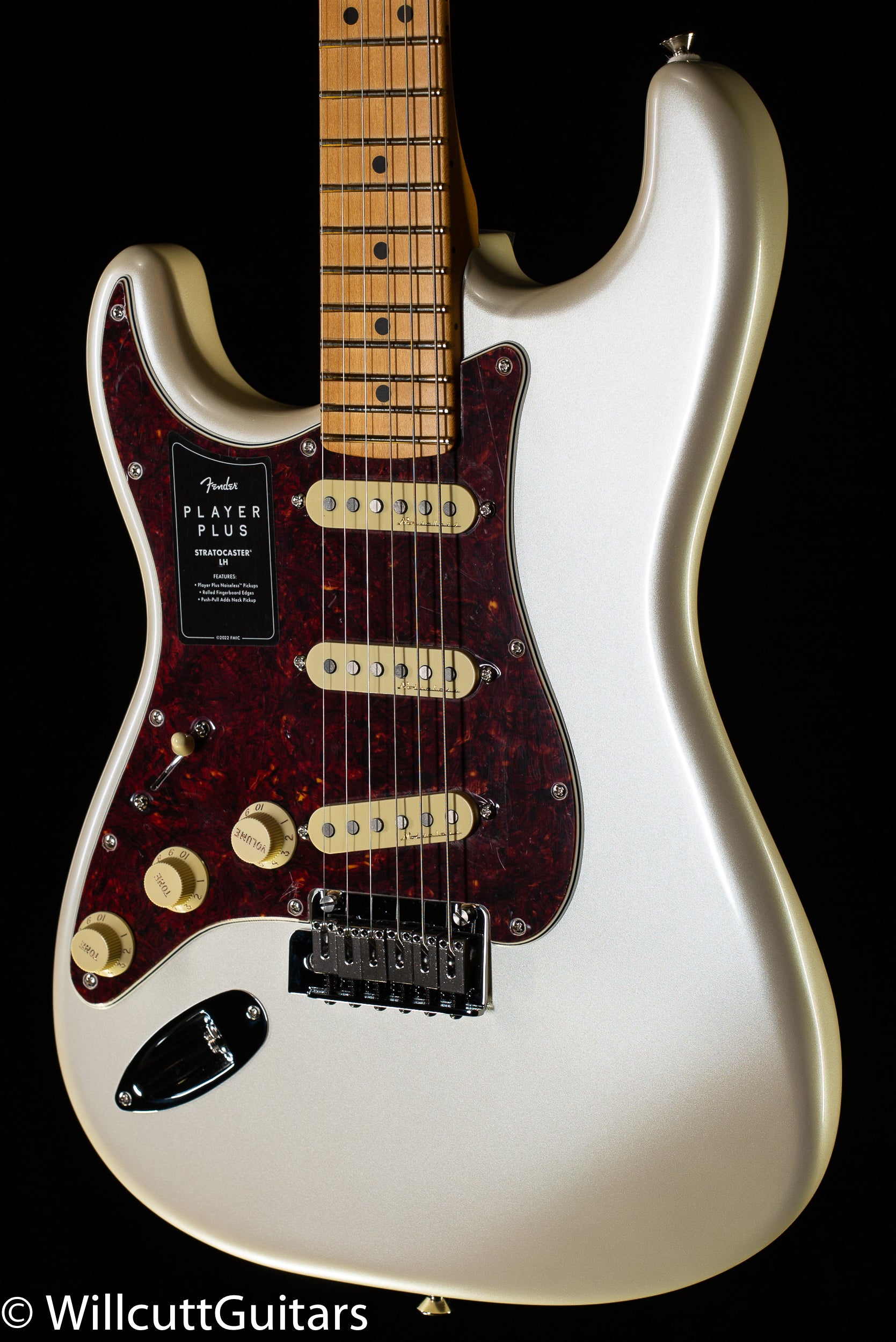 Fender Player Plus Stratocaster Olympic Lefty (245) - Willcutt Guitars