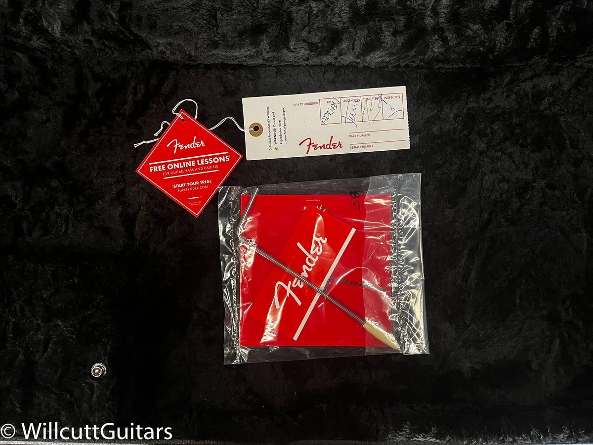 Fender Troy Van Leeuwen Jazzmaster Bound Rosewood Fingerboard Oxblood (218)