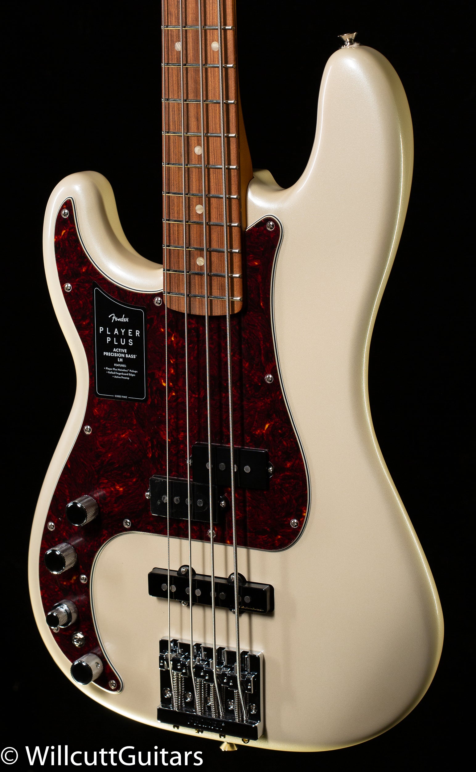 Fender Player Plus Precision Bass Olympic Pearl Lefty (277