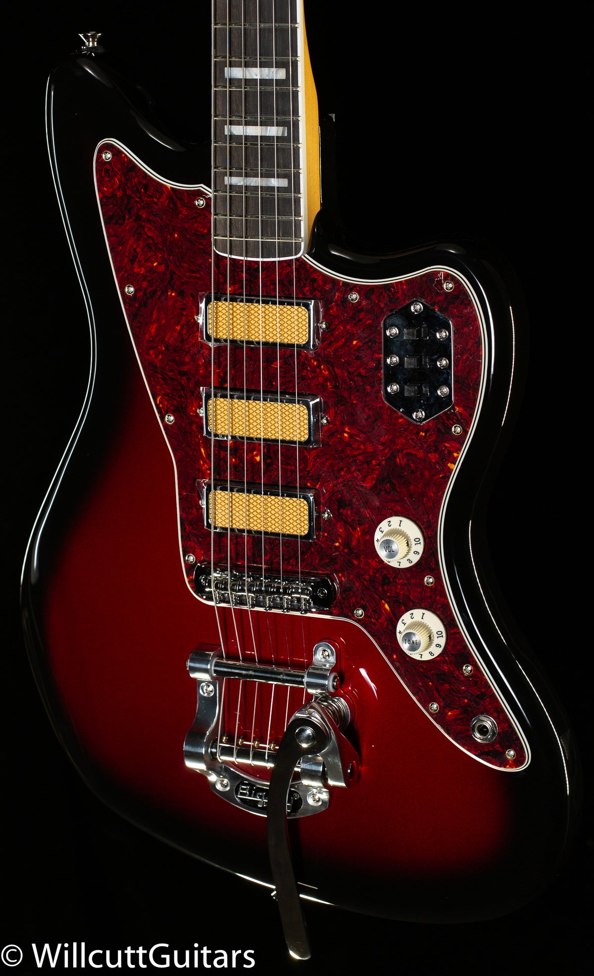 Fender Gold Foil Jazzmaster Ebony Fingerboard Candy Apple Burst (766