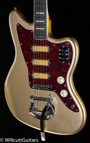 Fender Gold Foil Jazzmaster Ebony Fingerboard Shoreline Gold (356