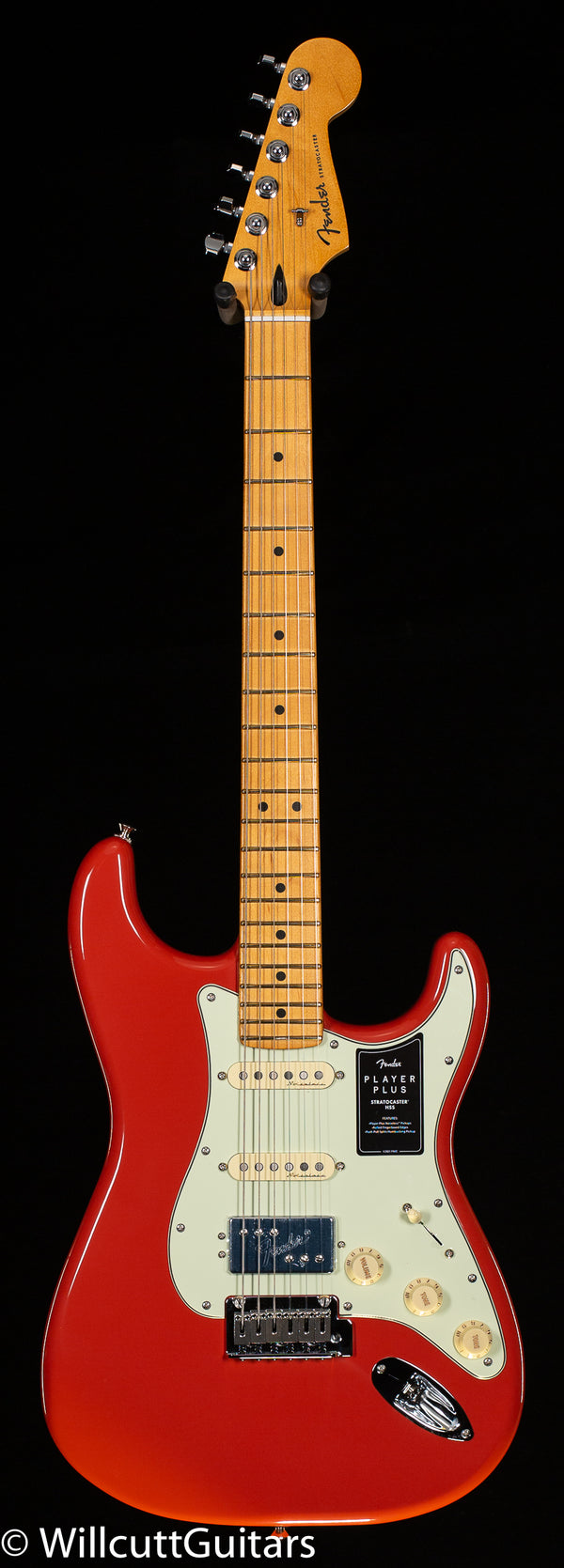 【ギター】FENDER Player Plus Stratocaster HSS Fender Player Stratocaster Plus HSS (MEX, MN) - fiesta red
