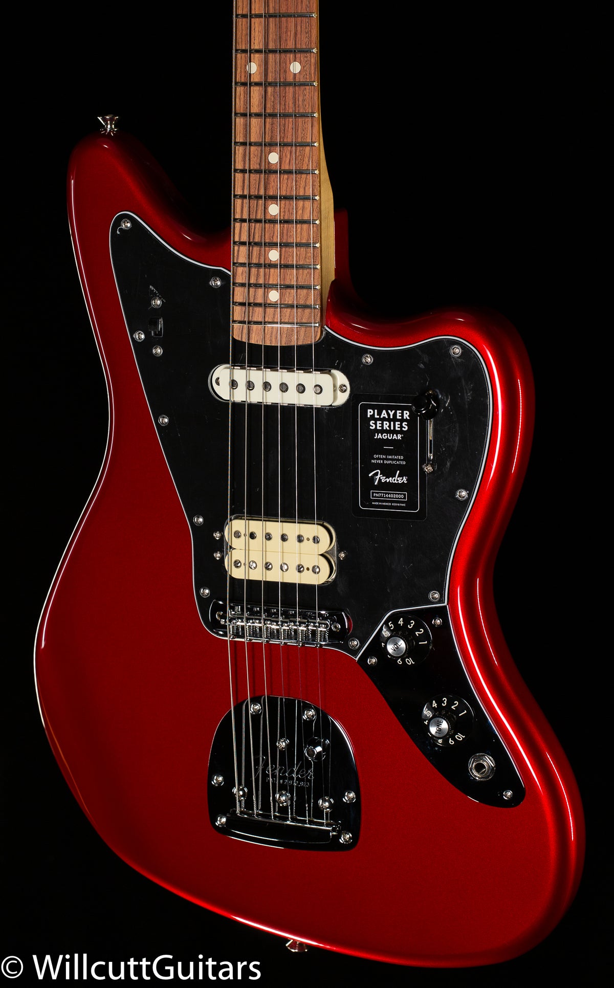 Fender Player Jaguar Pau Ferro Fingerboard Candy Apple Red (535)