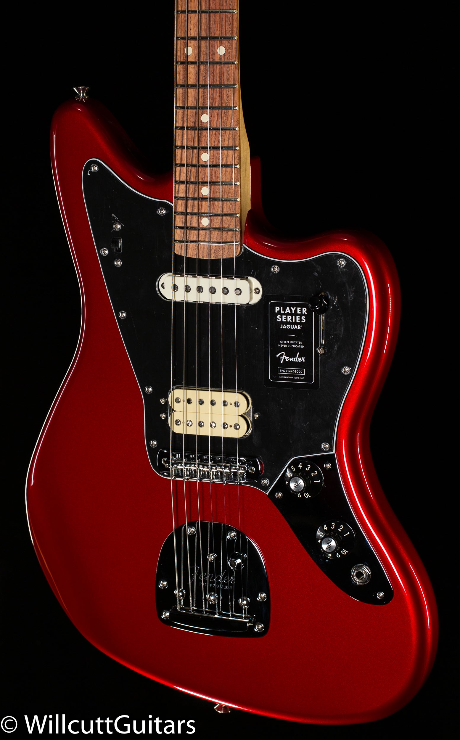 Fender Player Jaguar Pau Ferro Fingerboard Candy Apple Red (535