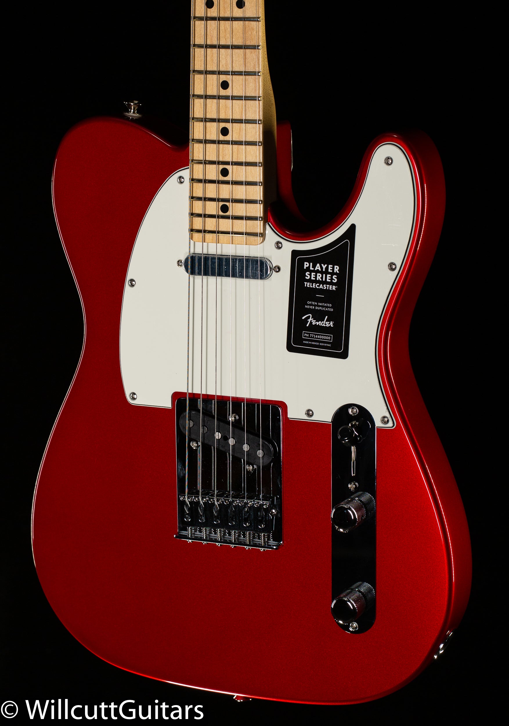 Fender Telecaster Maple Fingerboard Candy Apple Red - Willcutt Guitars