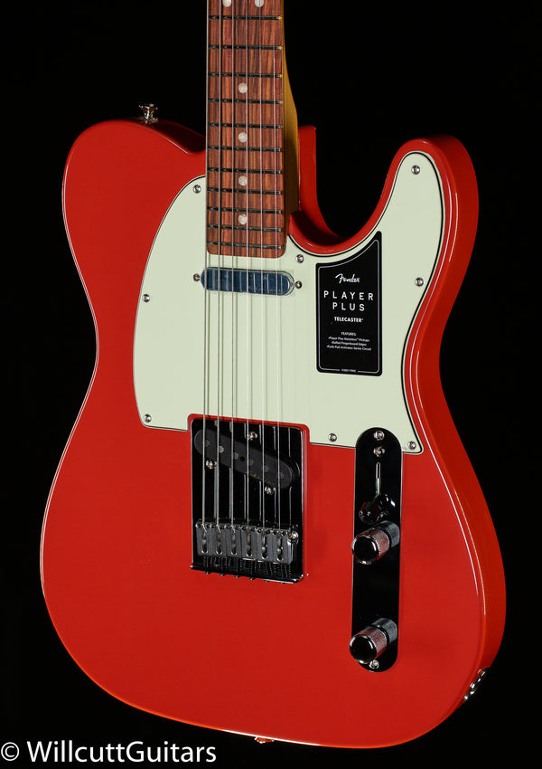 Fender Player Plus Telecaster Pau Ferro Fingerboard Fiesta Red