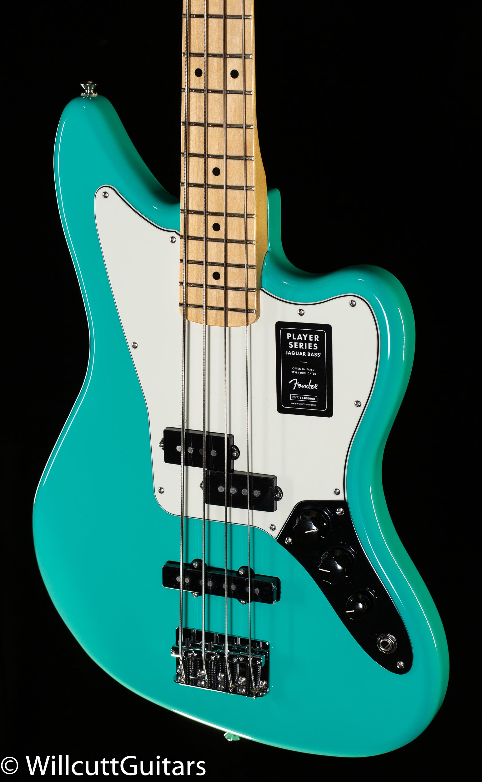 Fender Player Jaguar Bass Maple Fingerboard Sea Foam Green (335