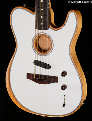 Fender Acoustasonic Player Telecaster Rosewood Fingerboard Arctic White