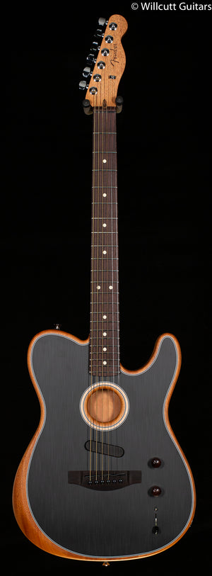 Fender Acoustasonic® Player Telecaster Rosewood Fingerboard Brushed Black