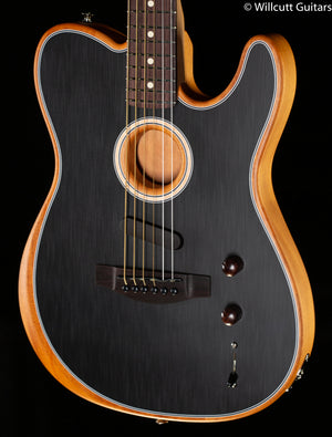 Fender Acoustasonic® Player Telecaster Rosewood Fingerboard Brushed Black