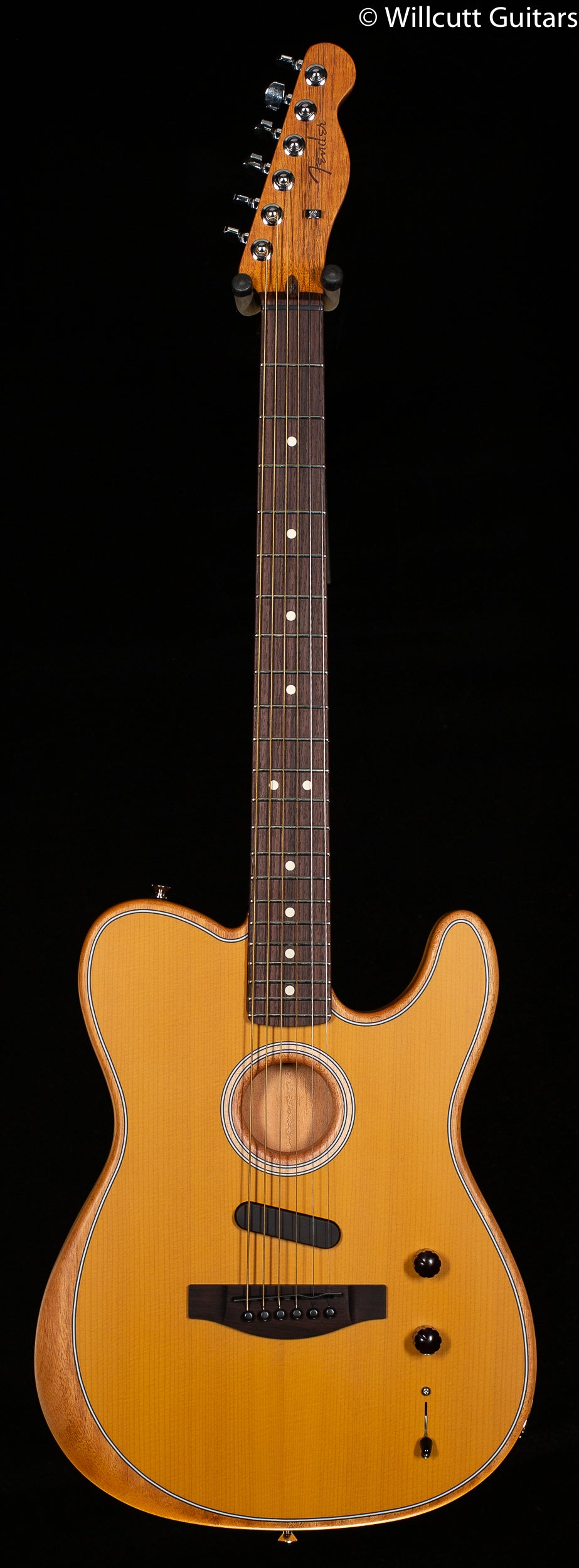 Fender Acoustasonic Player Telecaster Rosewood Fingerboard Butterscotch Blonde