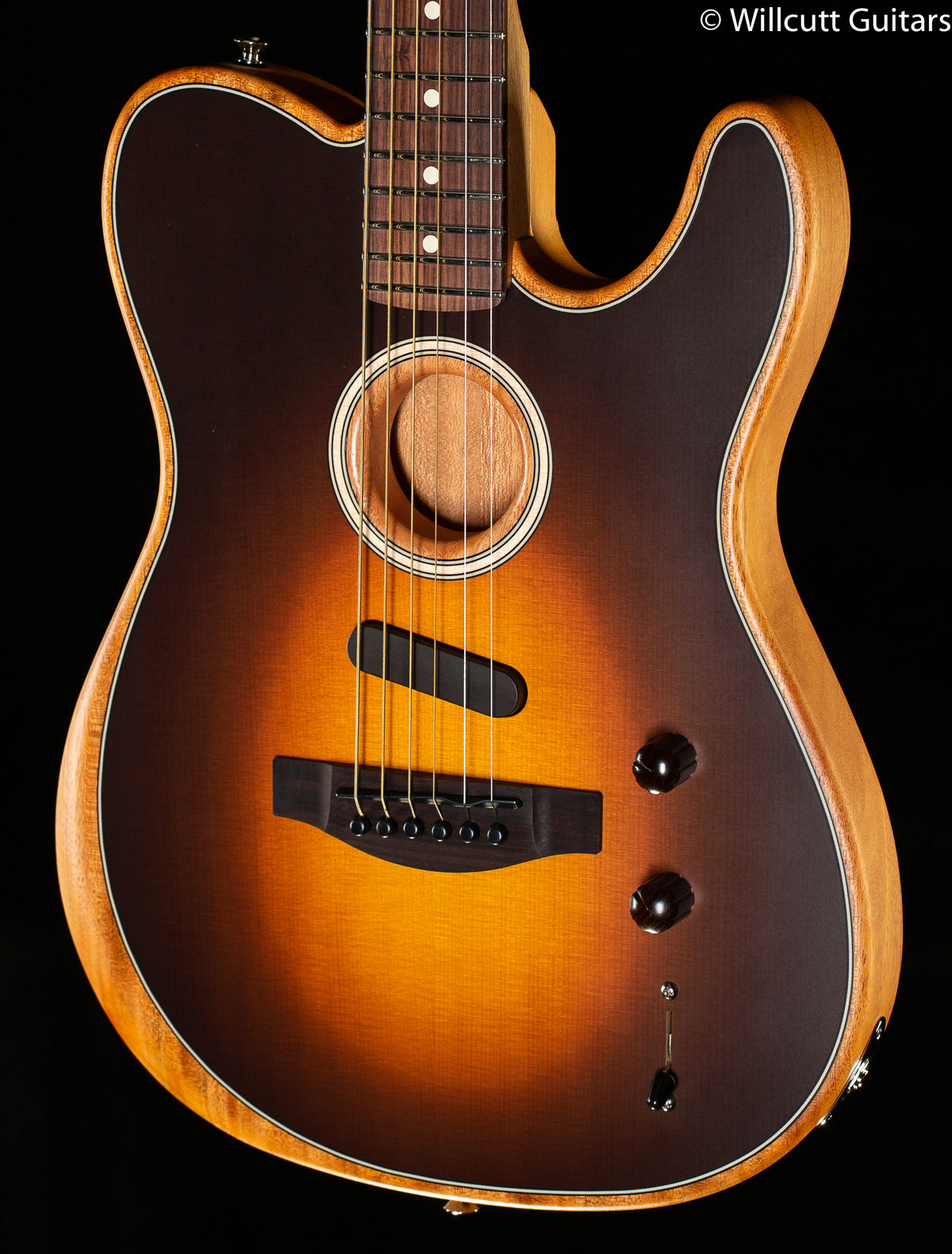 Fender Acoustasonic Player Telecaster Rosewood Fingerboard Shadow Burst