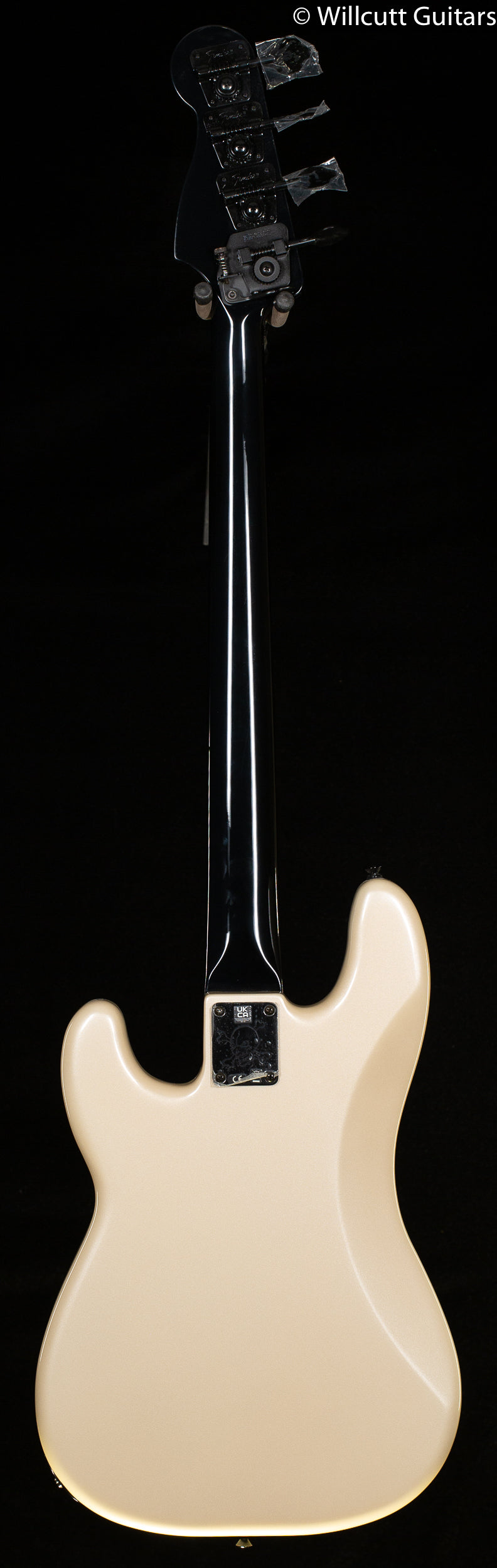 Fender Duff McKagan Deluxe Precision Bass, Rosewood Fingerboard, White Pearl (138) Bass Guitar