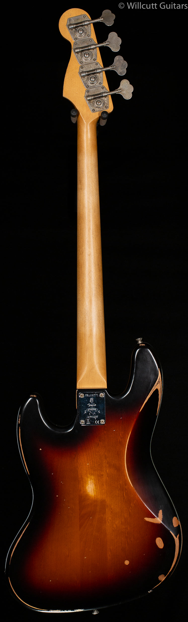 Fender 60th Anniversary Road Worn Jazz Bass 3-Color Sunburst Pau Ferro Bass Guitar