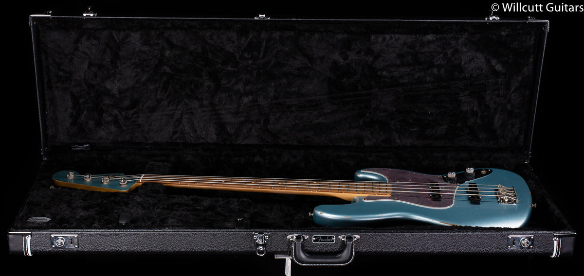 Fender 60th Anniversary Road Worn Jazz Bass Firemist Silver Pau Ferro Fingerboard