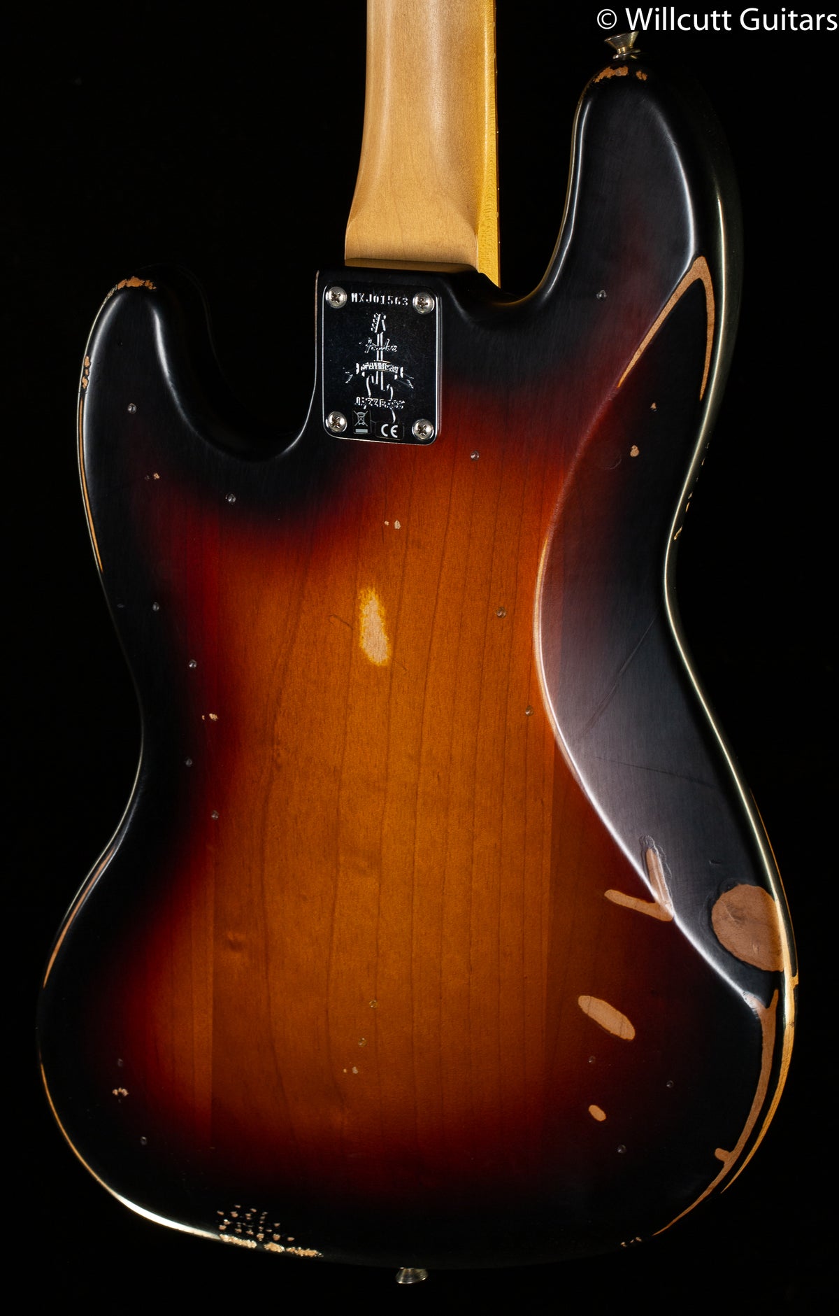 Fender 60th Anniversary Road Worn Jazz Bass 3-Color Sunburst Pau Ferro Bass Guitar