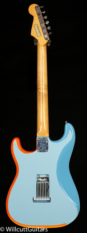 Fender George Harrison Rocky Stratocaster Rosewood Fingerboard Hand Painted Rocky Artwork Over Sonic Blue (456)