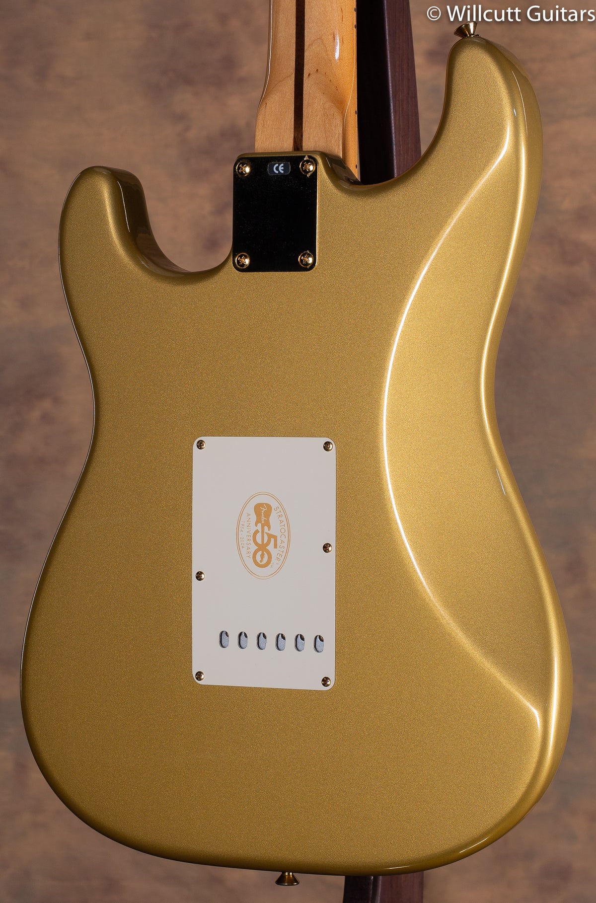 Fender 50th Anniversary Golden Stratocaster Aztec Gold USED